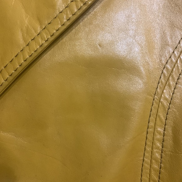 Vintage OLD HOLLYWOOD.. Gold Leather jacket by LAKELAND .. - Picture 2 of 16